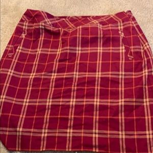Plaid Skirt